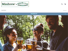 Tablet Screenshot of minibrew.com